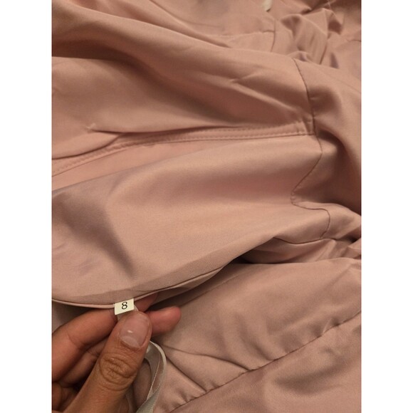 Mauve Simple Mother of the Bride Dress Zipper Back Chiffon Wedding Gowns 8 - Picture 11 of 13